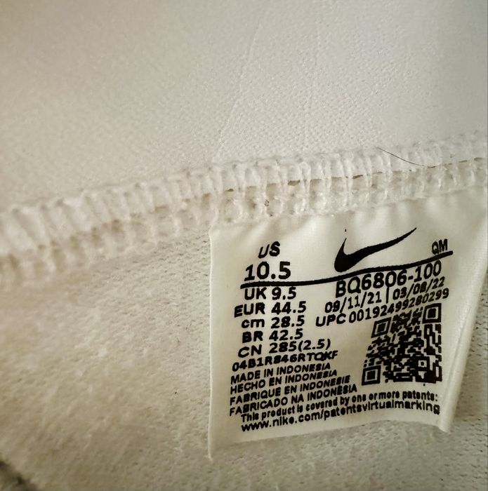 Sapatilhas brancas NIKE Blazer tamanho 44,5