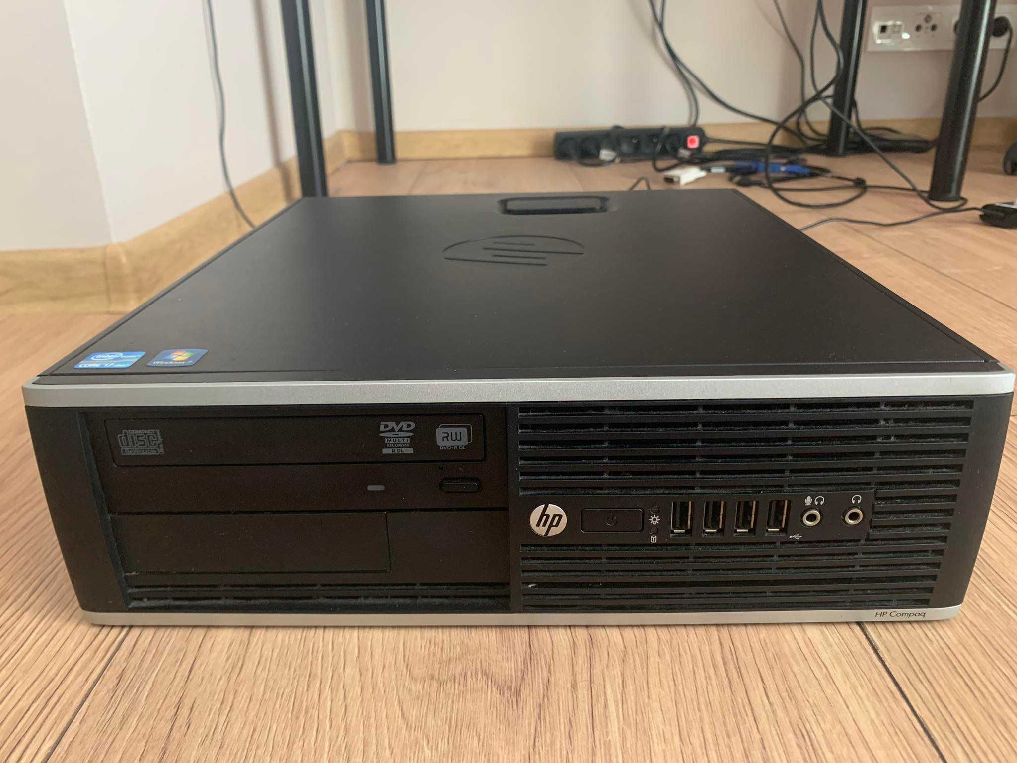 Komputer stacjonarny HP 8300 SFF i7-3770 8GB DDR3 500GB HDD DVD Win10