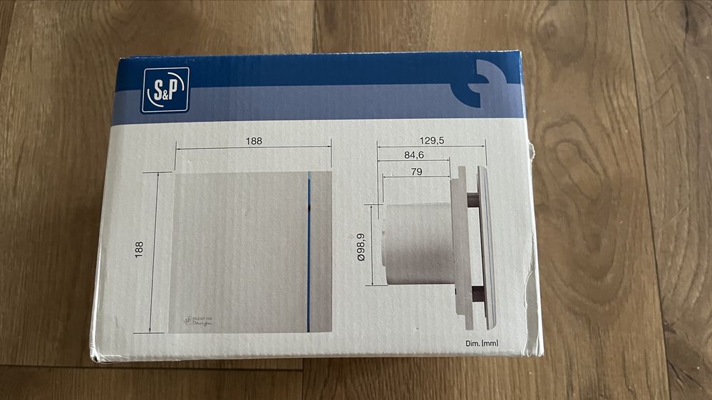 Panel przedni do wentylatora S&P Silent-100 Design CZ