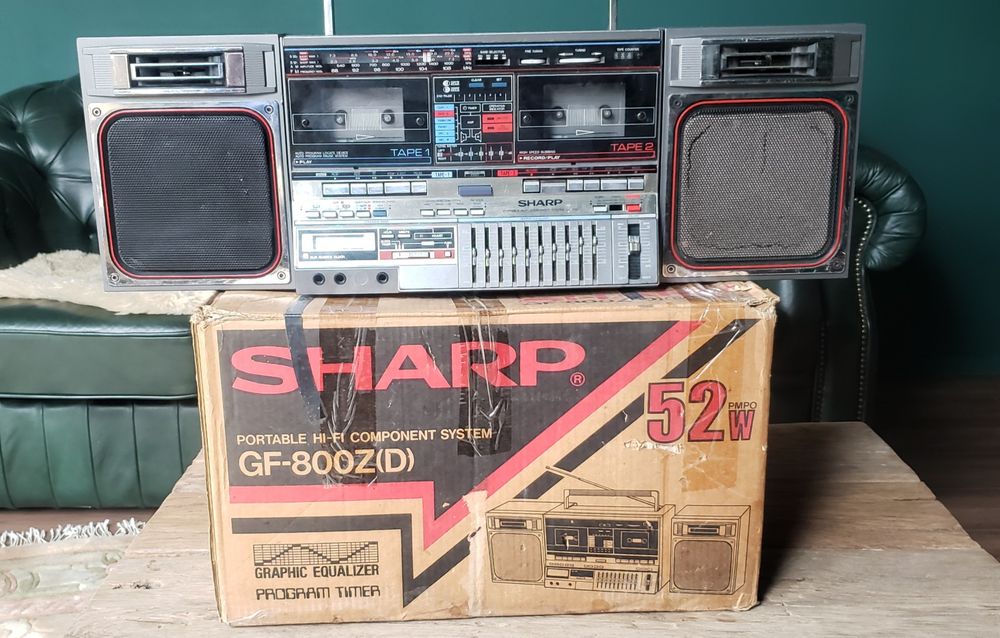 Sharp GF-800, коробка. Sharp GF-700 , QT-90