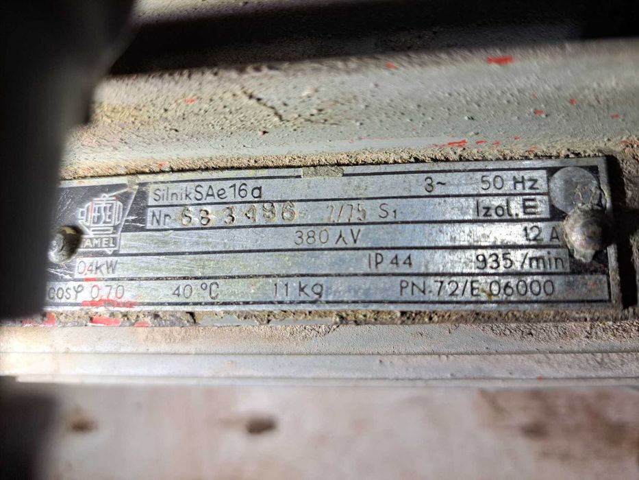 Silnik elektryczny Tamel 380V 0,4 kw SAe 16a