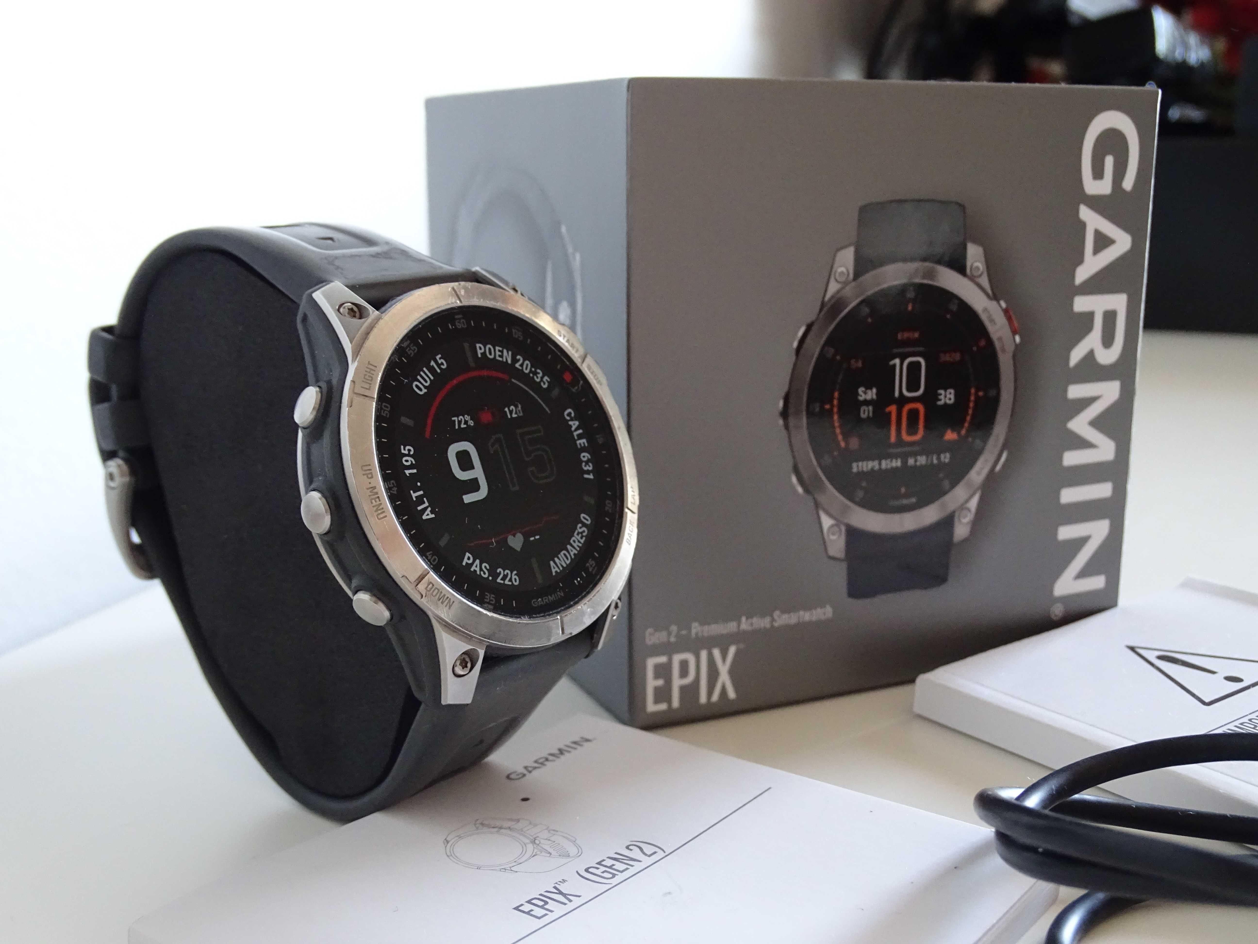 GARMIN EPIX 2  Relógio Smartwatch multidesporto