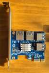 Rozdzielacz adapter 4x PCI-E RISER SPLITTER V1