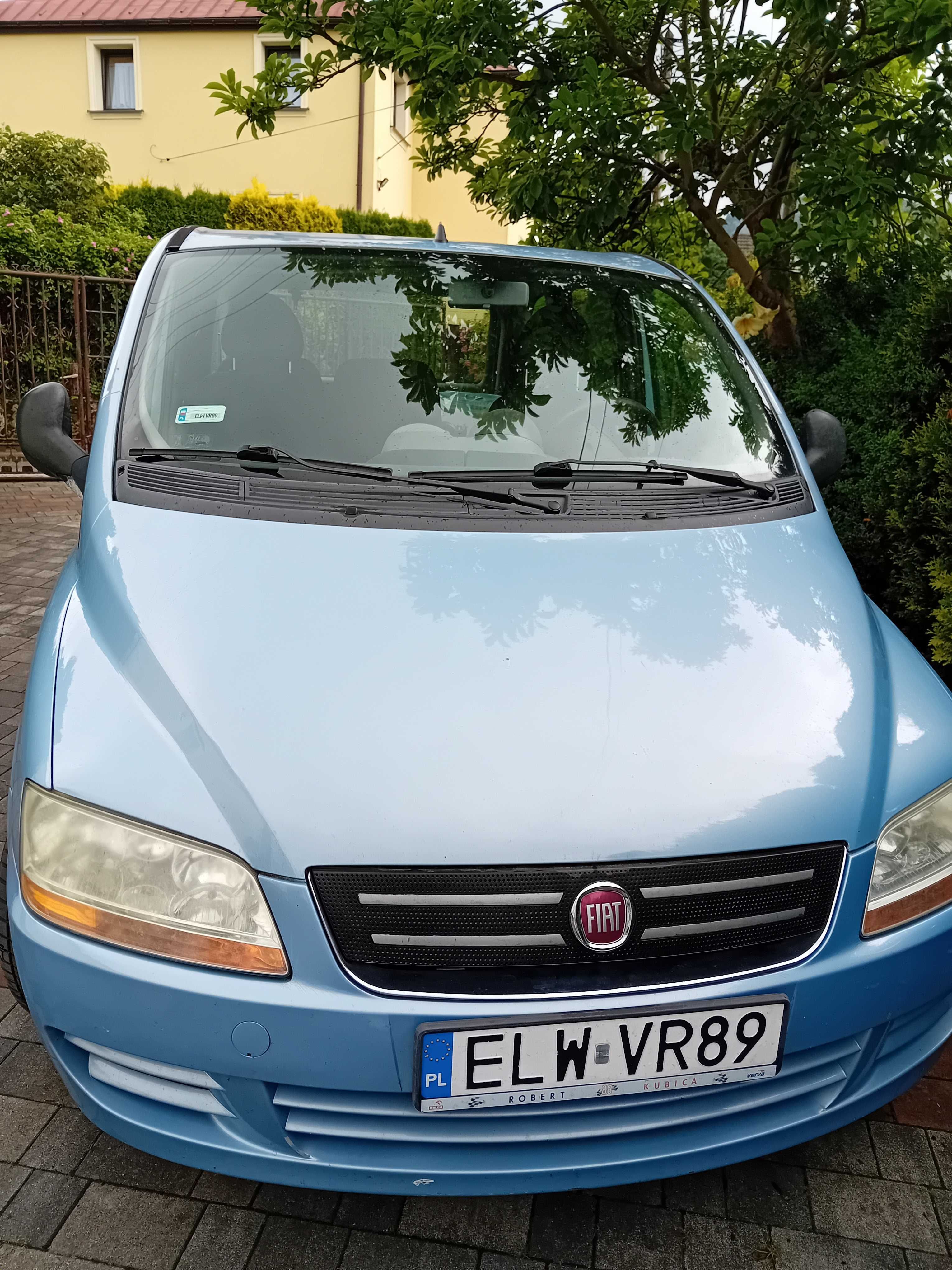 FIAT MULTIPLA 2006r Niebieski - błękitne niebo
