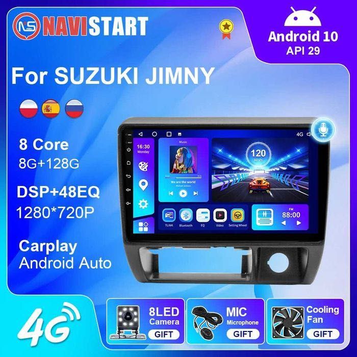 (NOVO) Rádio 2DIN • SUZUKI Jimny (1998 até 2018) • Android GPS 4+32GB