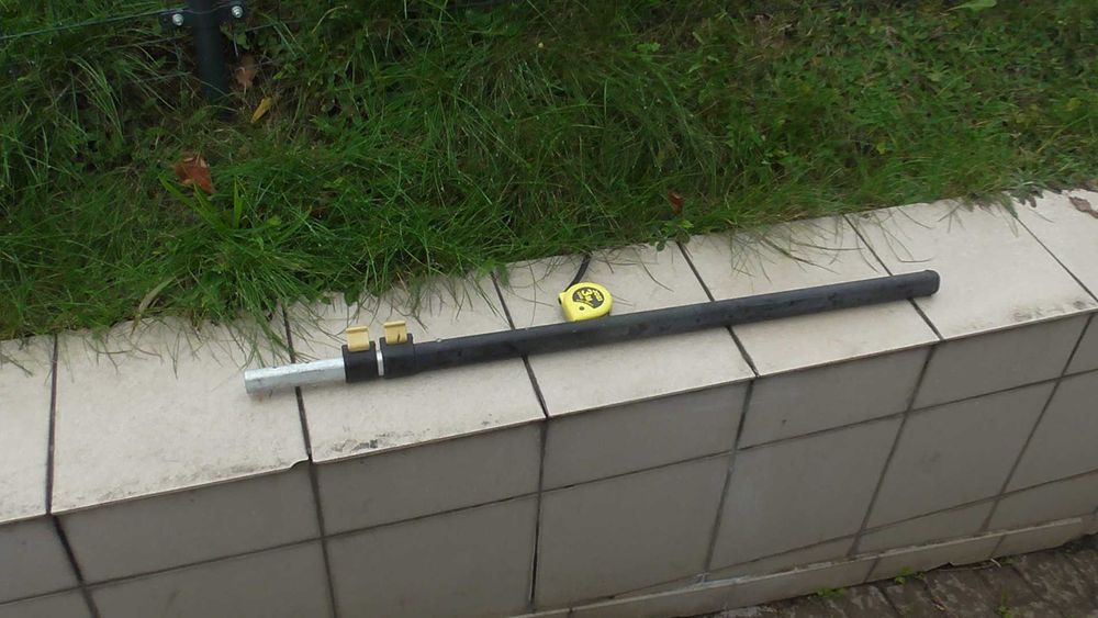 przedłużacz rumpla steru aluminiowy teleskopowy .