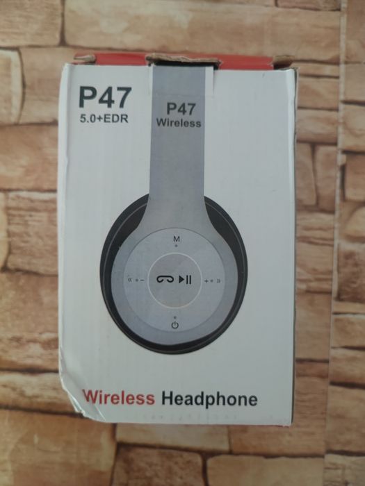 Słuchawki bezprzewodowe nowe biale