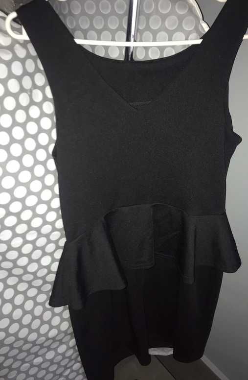 czarna sukienka z baskina primark atmosphere plus size 14