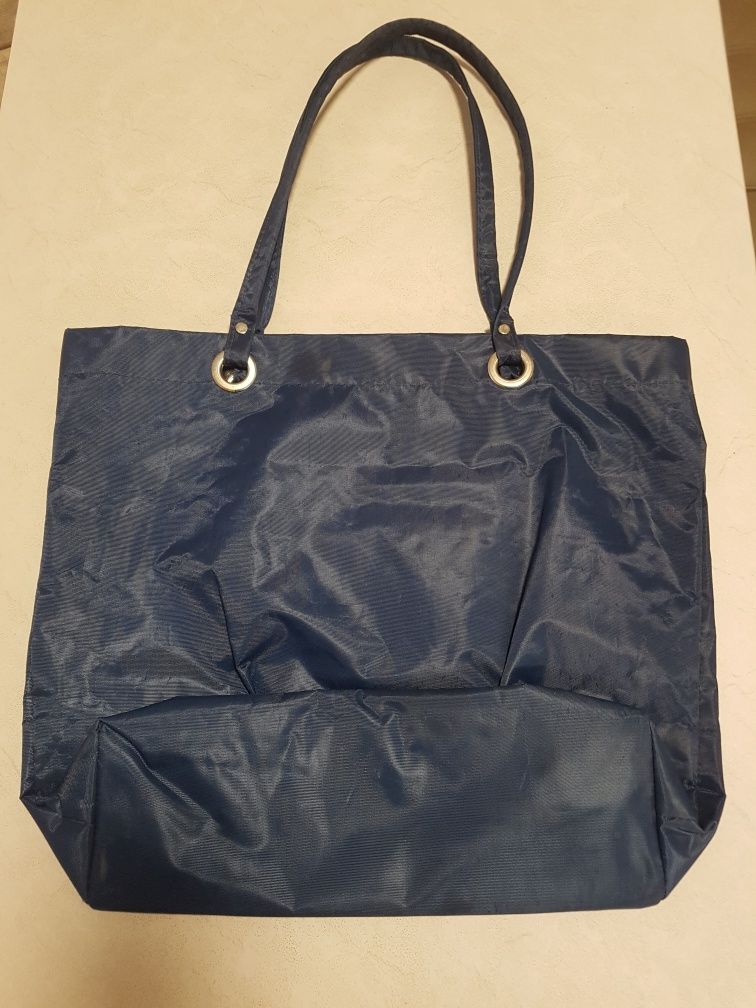 Пляжна синя сумка з Турції 38×44×13 см