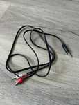 Kabel AUX przejściówka chinch jack 3.5 czarny 1.5 metra
