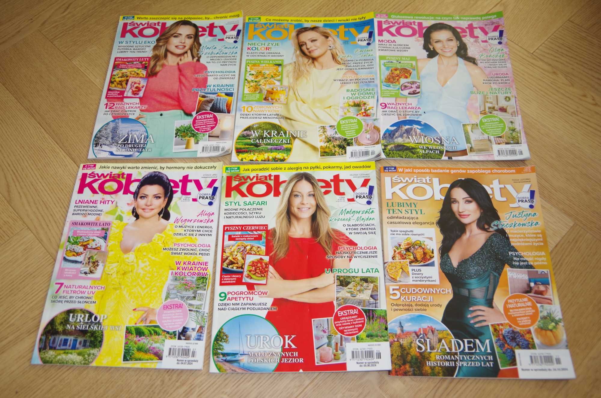 czasopismo Świat Kobiety z 2024 r. 6 numerów