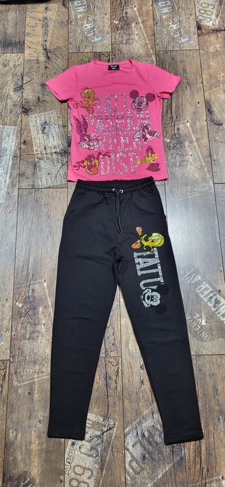Tatu bogato zdobiony dres Disney cyrkonie S