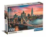 Puzzle 1500 Compact London twilight. Clementoni