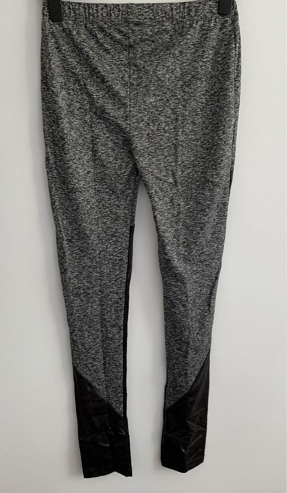 Nowe legginsy z przeszyciami a’la skórzanymi Tom&Rose L