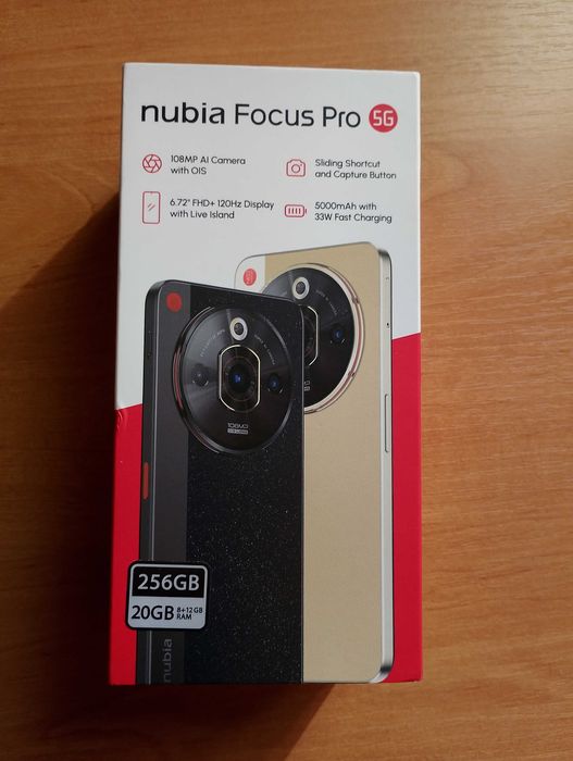 Смартфон Nubia Focus Pro 5G 8/256Gb Black