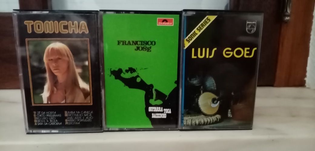 Cassetes originais, Tonicha, Francisco José e Luís Goes