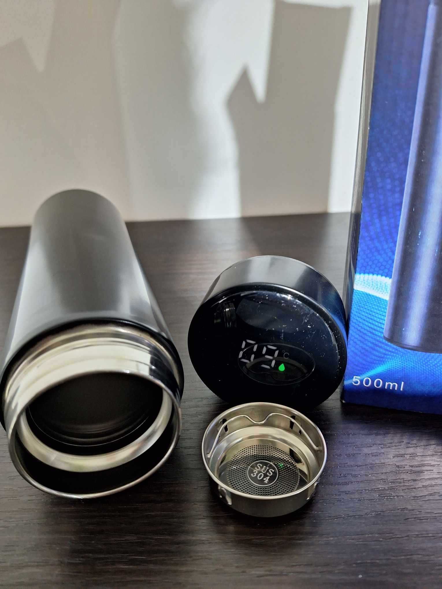 Smart Kubek Termos Wyświetlacz Led 500 ml