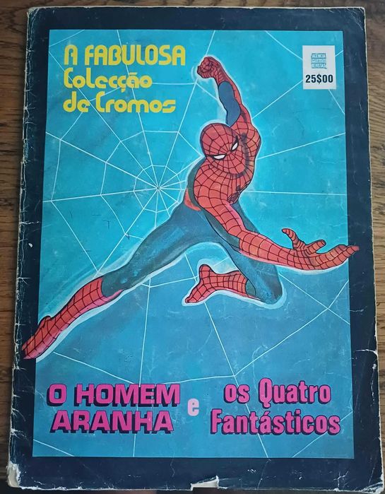 Cadernetas de cromos - Homem Aranha/Fame/Walt Disney/Mary Poppins