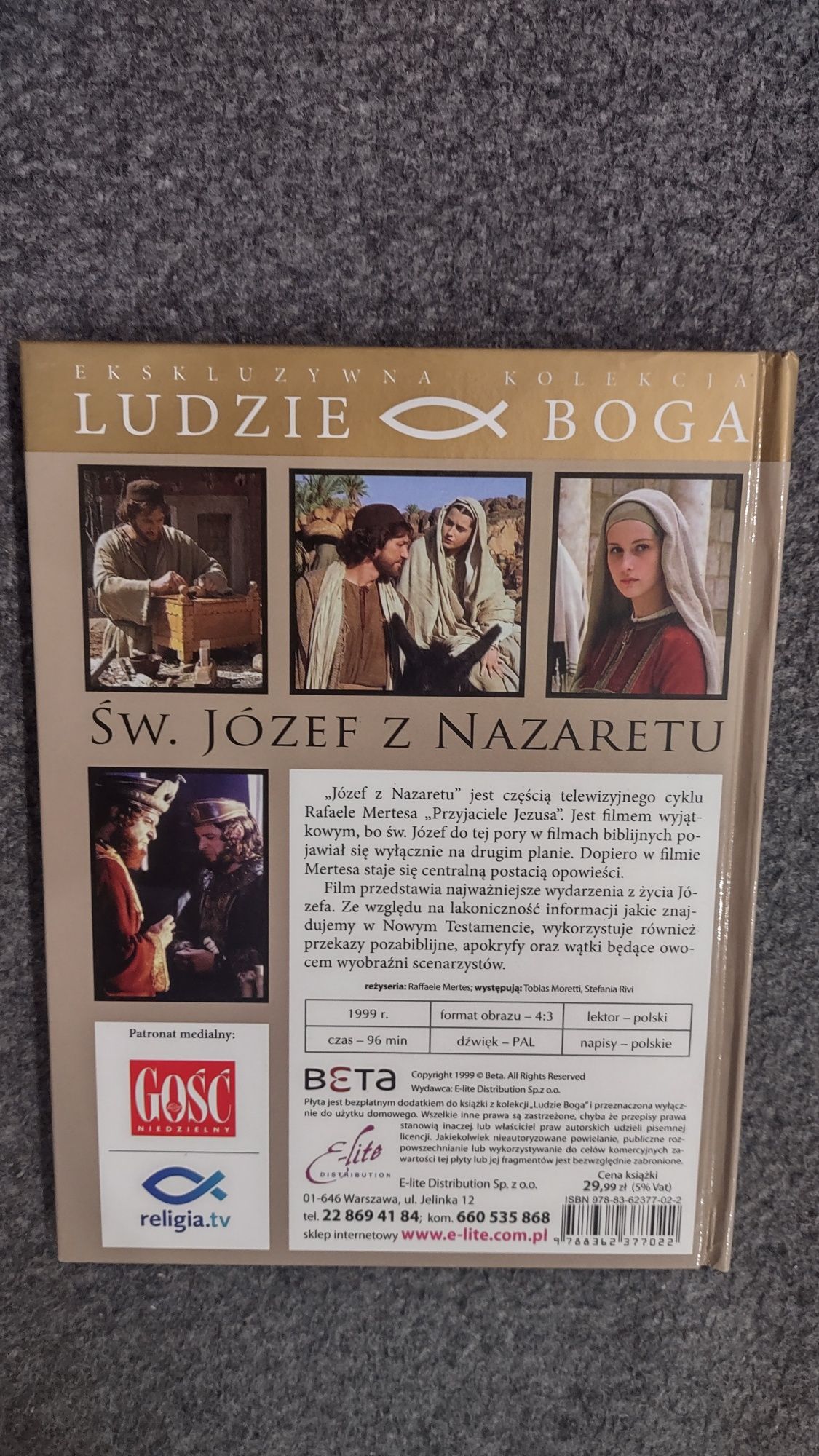 Św.Józef z Nazaretu Dvd plus książeczka