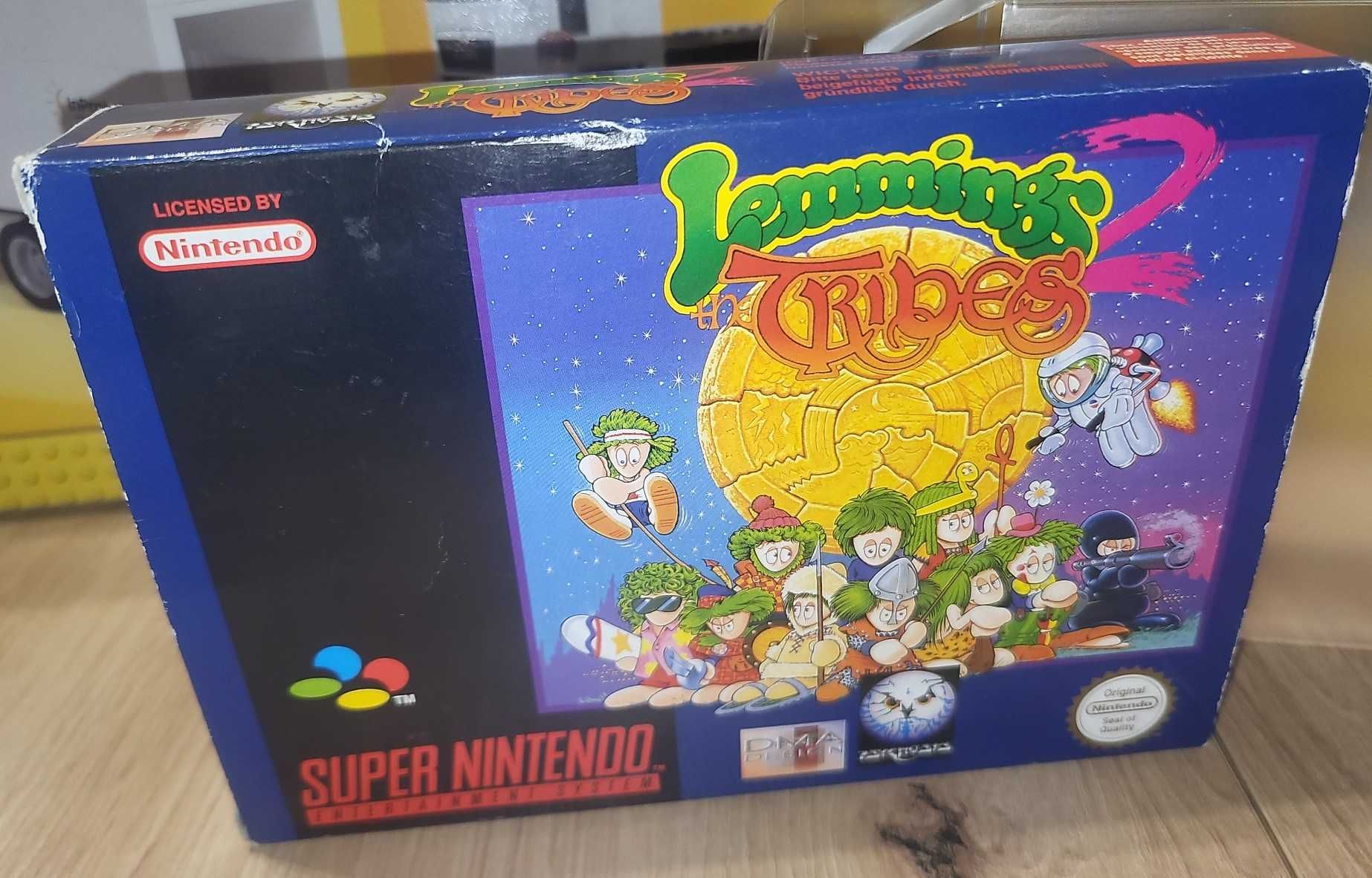 Gra Lemmings 2 The Tribes NINTENDO SNES - BDB stan Komplet +Protektor