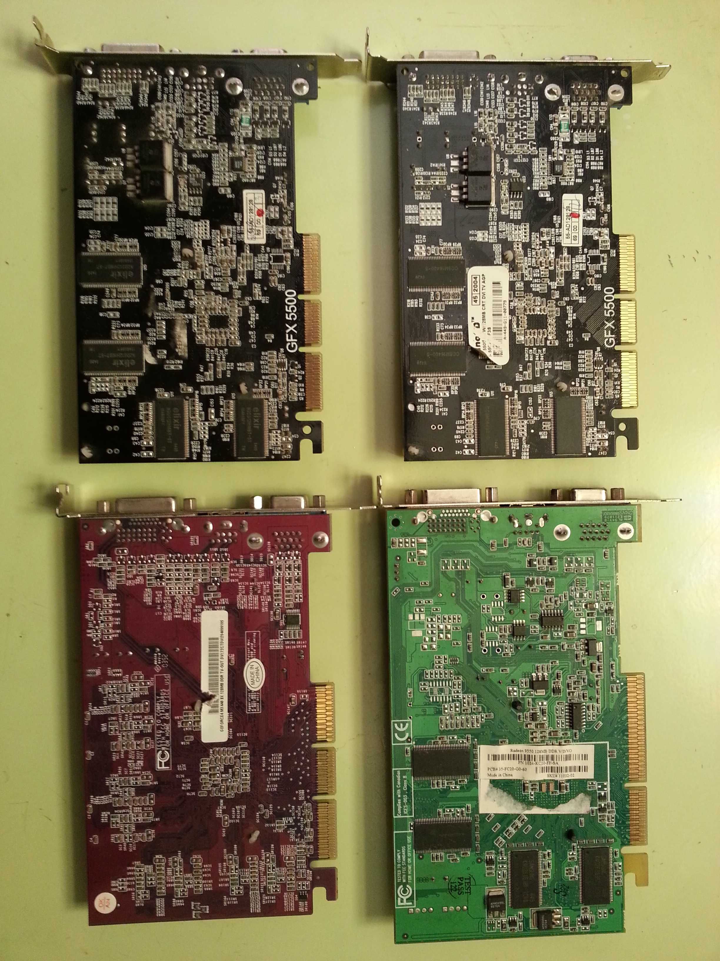 Операивка DDR1, Відеокарти IGP
