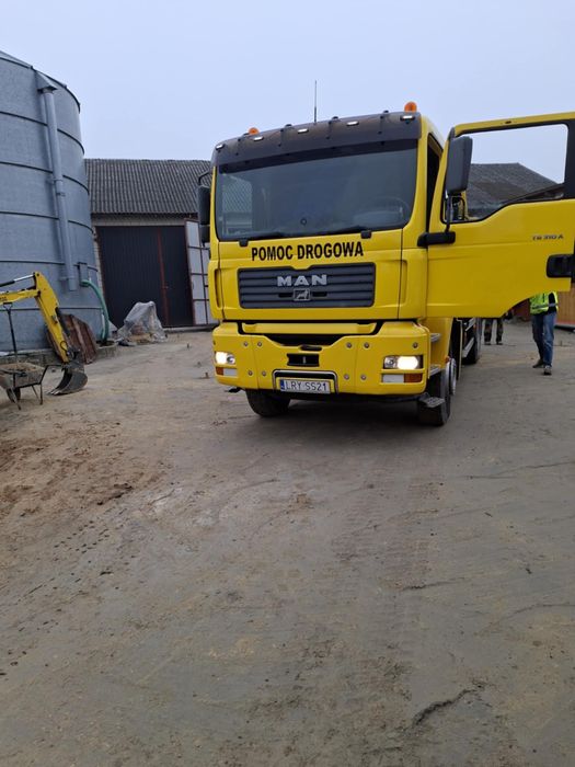 Man18, samochód cieżarowy, wywrotka, samochód spacjalny