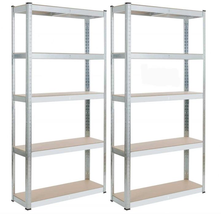 Regał AREBOS do garażu, piwnicy, spiżarni – 180x90x40 cm