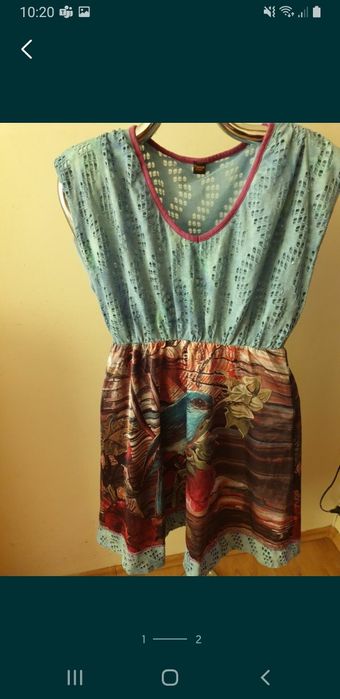 . Sukienka motyw ptaka