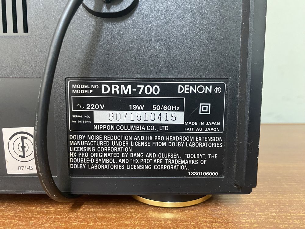 Касетна дека Denon DRM-700