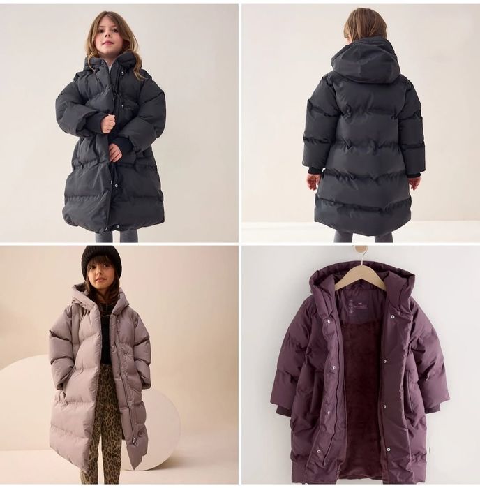 Тепле зимове пальто куртка для дівчинки Next