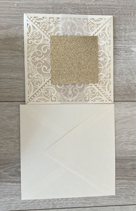 Koronkowe zaproszenia