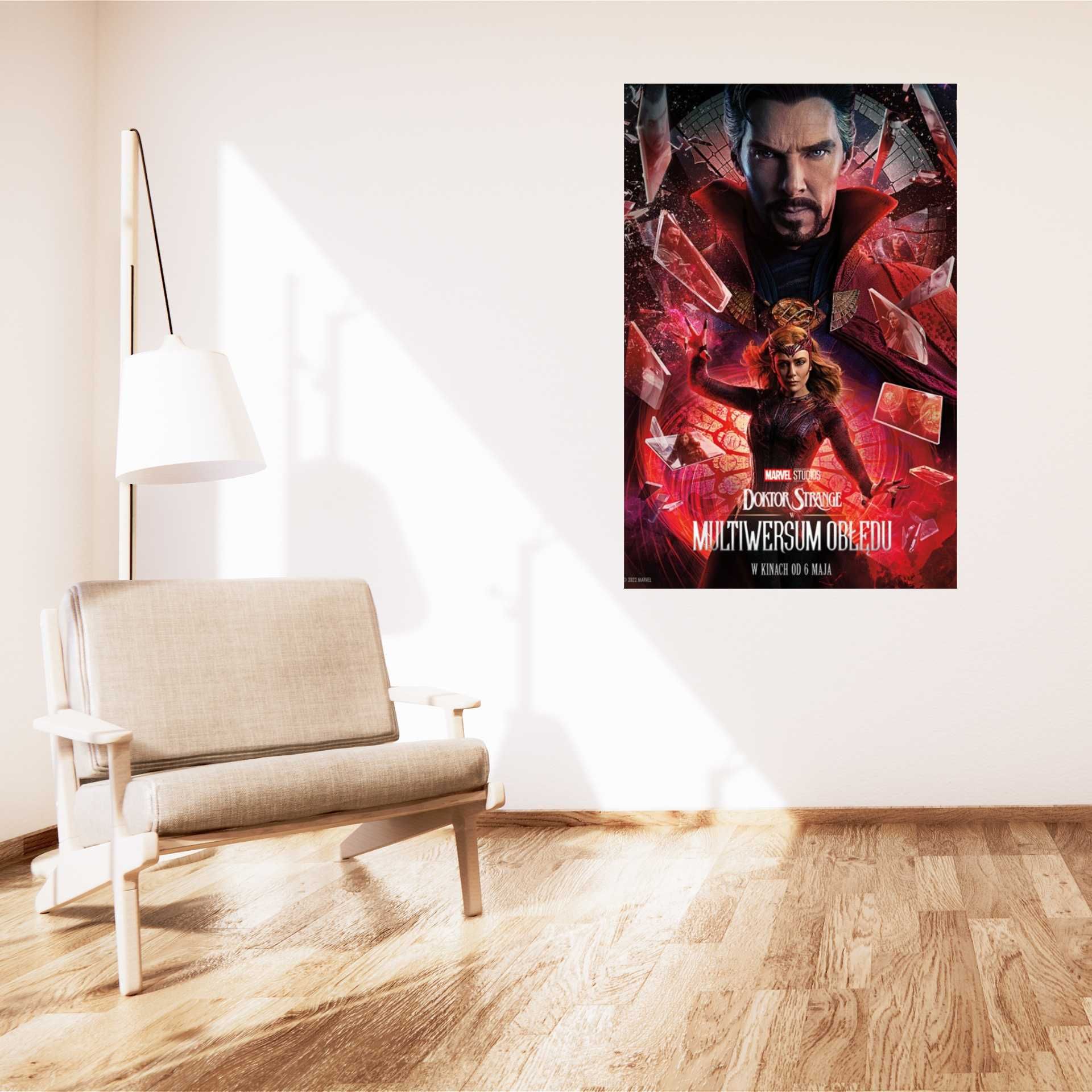 Plakat filmowy "Doktor Strange w multiwersum obłędu" 68 x 98 cm