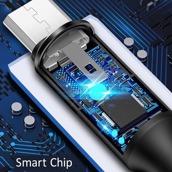 USAMS Kabel pleciony U5 2A micro USBczerwony/red 1,2m SJ224USB02