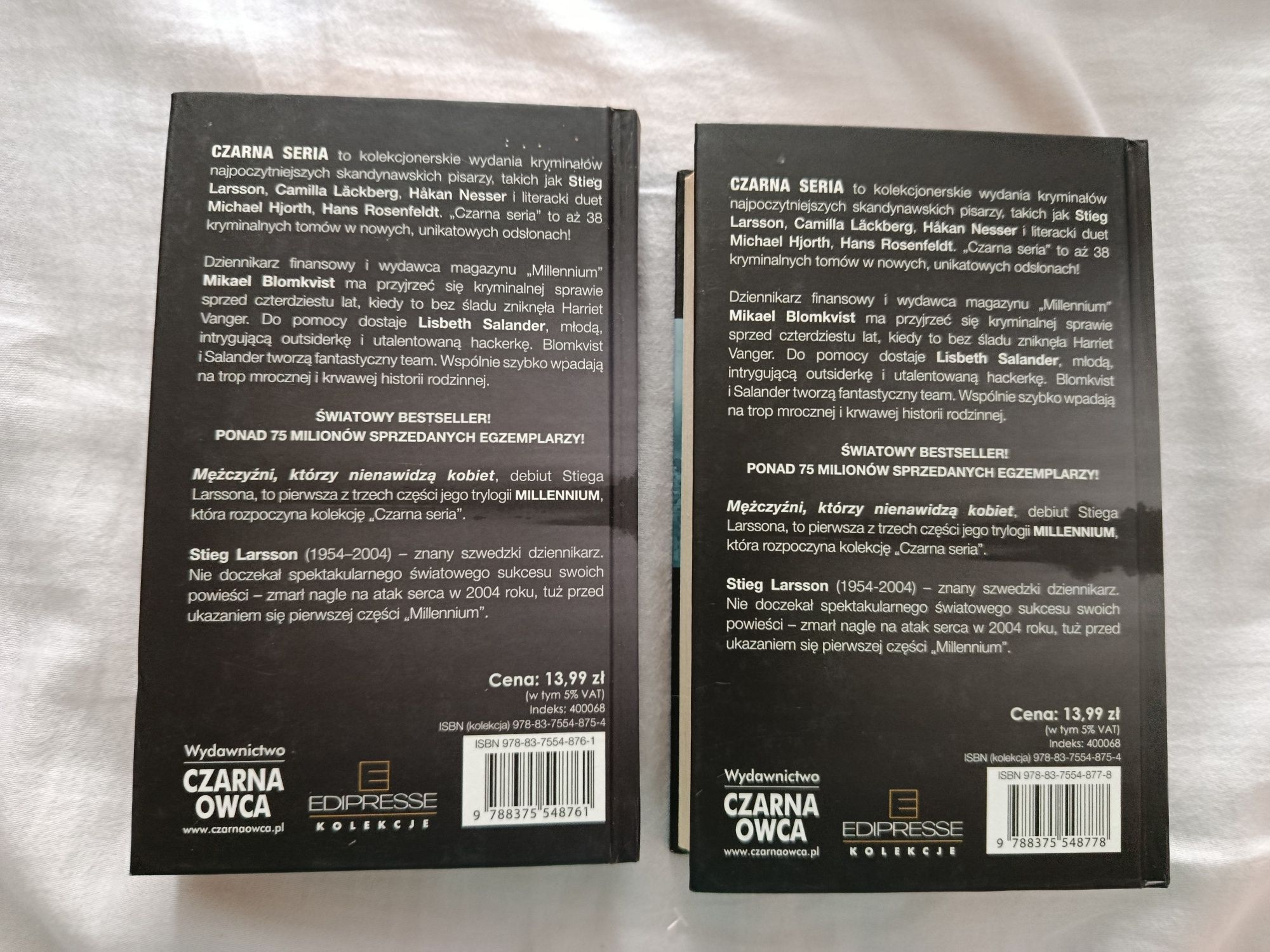 Mężczyźni którzy nienawidzą kobiet część 1 i 2 Larsson