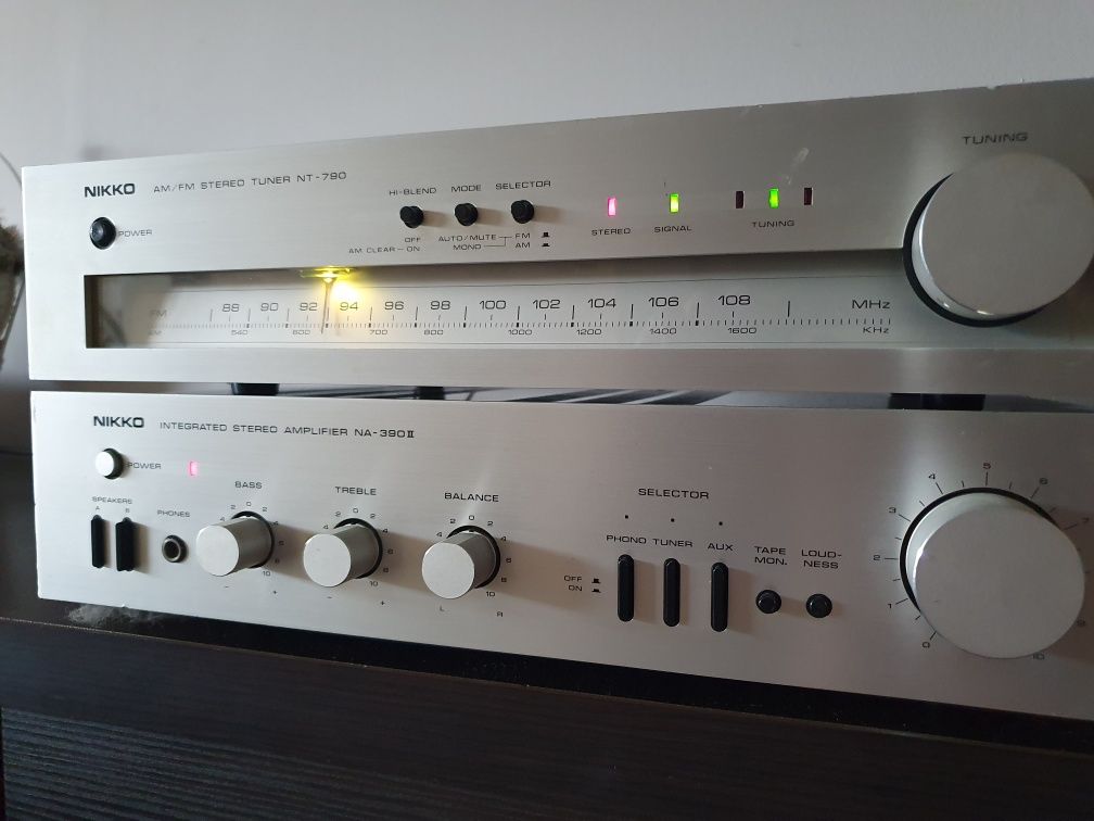 Wzmacniacz Nikko NA-390 II plus Tuner