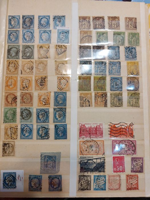 Znaczki Francja klaser