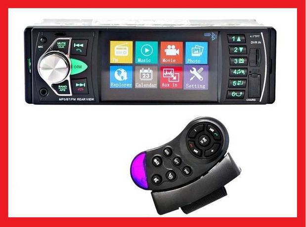 Автомагнитола UKC 4023 1 din TFT 4.1'' Bluetooth ANTI-SHOCK USB AUX