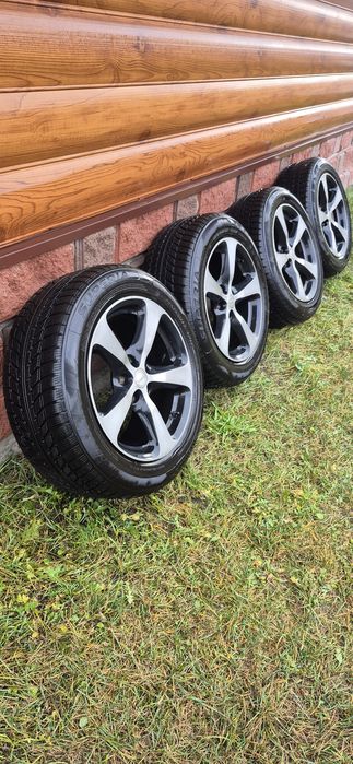 Титани 5×114.3 R17 et45 шини 225/55/r17 зима  колеса титани borbet