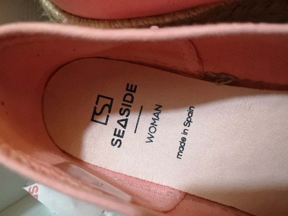 Sapatos Alpercatas Rosa 38 Novas