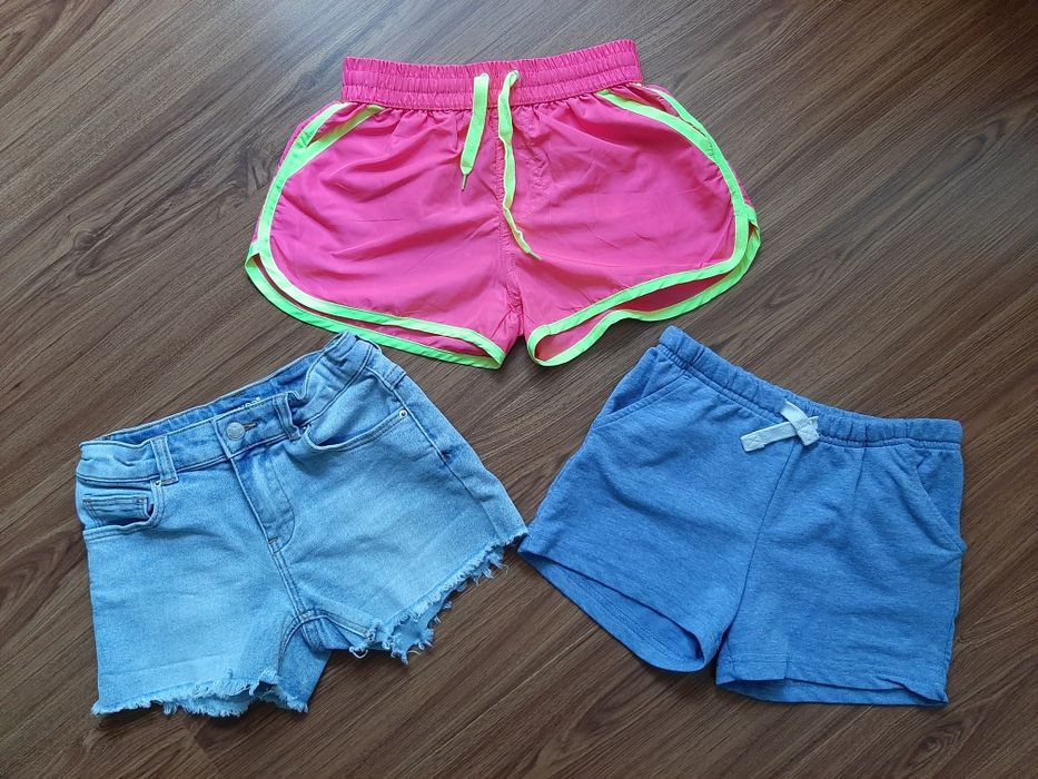 Шорти для дівчинки на 7-8 років, шорти на літо 122 см