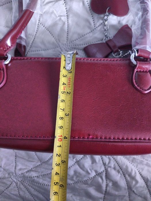 Torebka damska Fashion & Bags z wisiorkiem serduszko