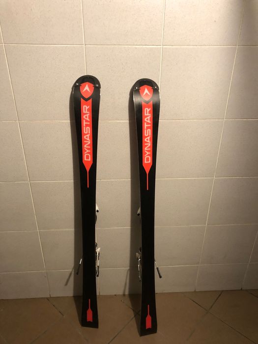 Narty slalomowe Dynastar 132cm + wiązania look SPX 10