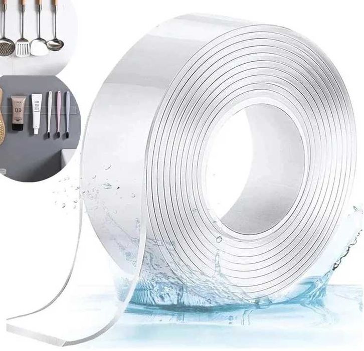 TAŚMA NANO 3M DWUSTRONNA Montażowa Wodoodporna Wielokrotnego Użytku 3M