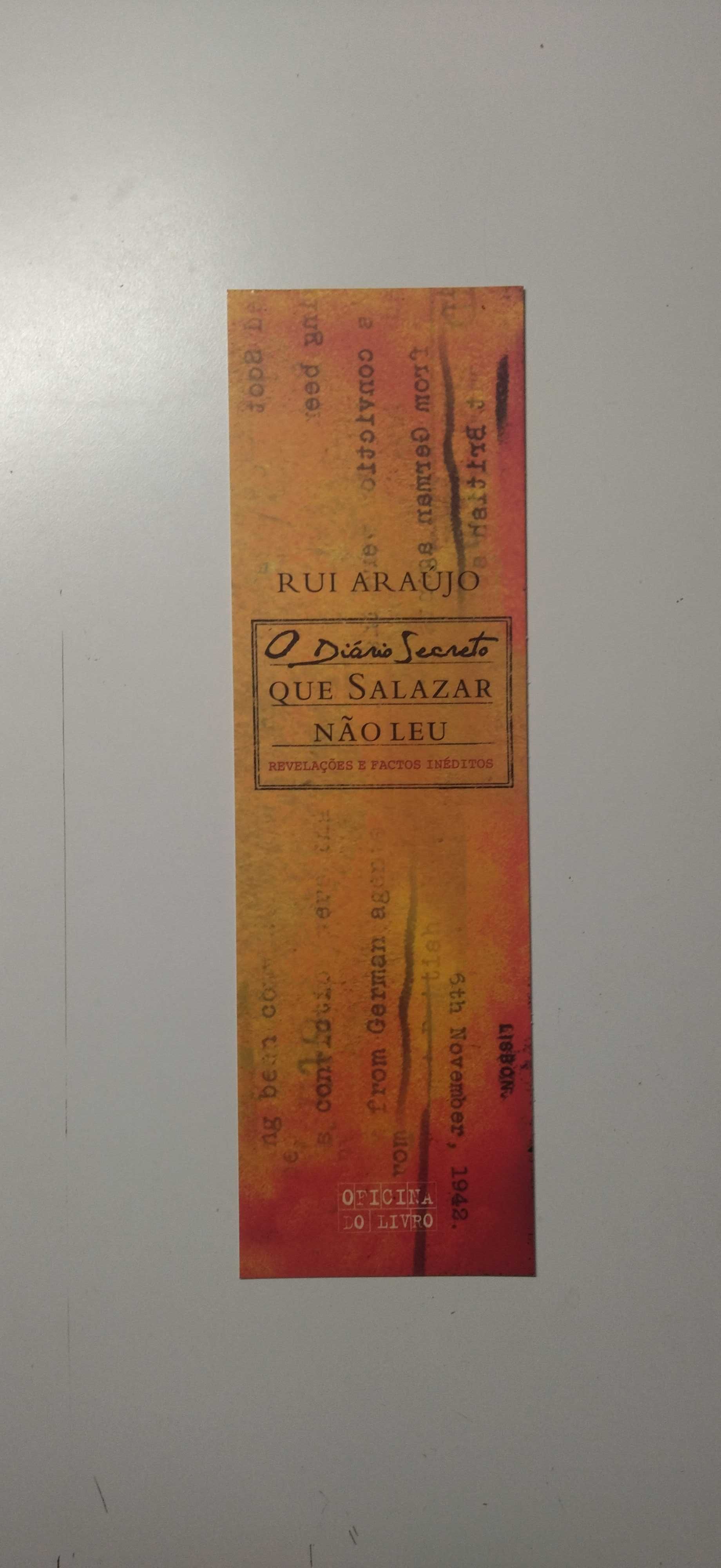 Livro - O Diário Secreto Que Salazar Não Leu