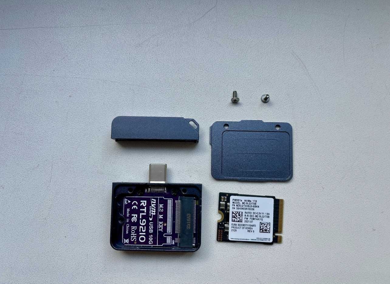 Карман SSD 2230 Typec 1Gb/сек USB 3.2 Быстрый Компактный кейс
