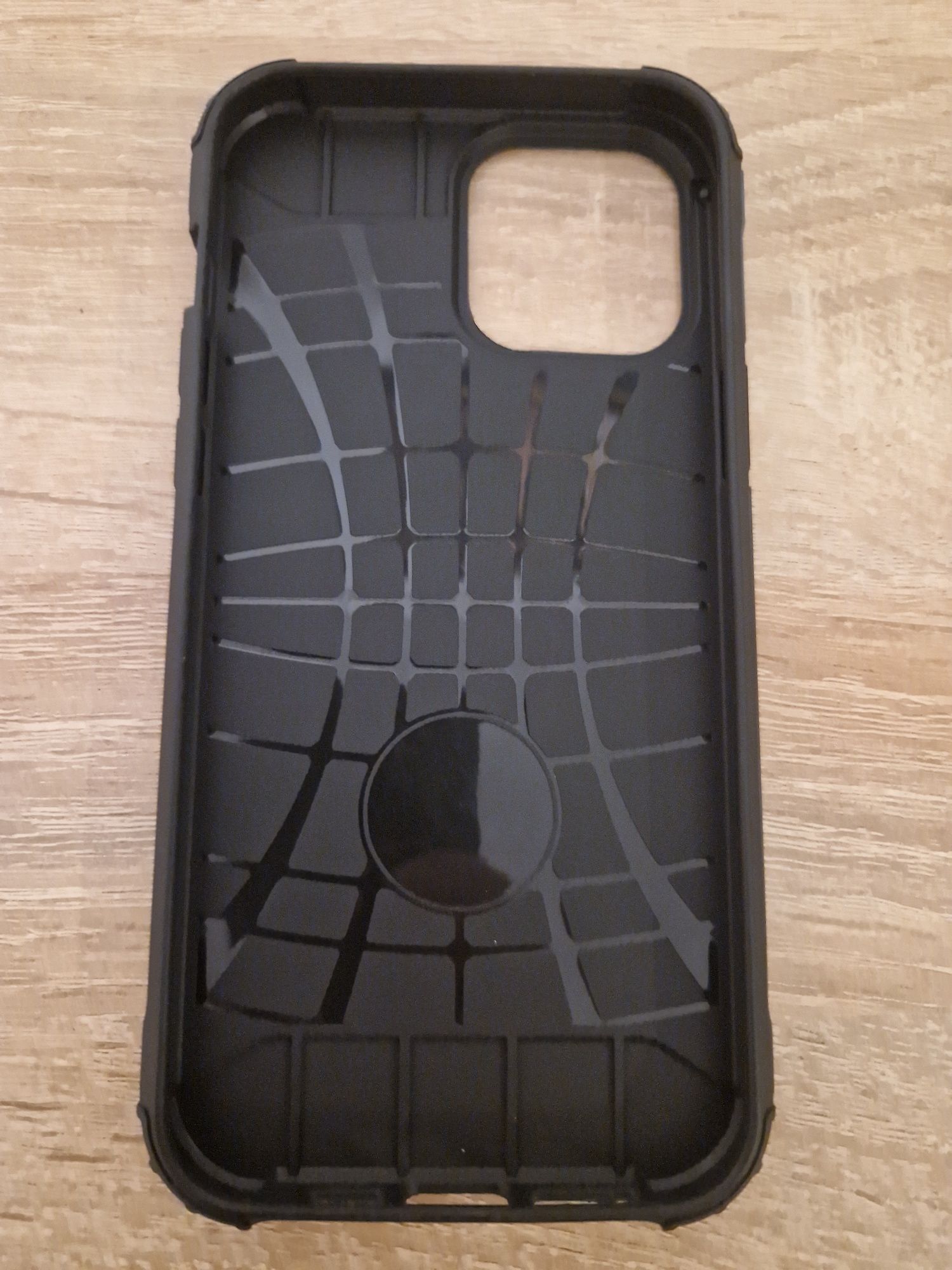 Etui Carbon czarny do Iphone 13 Pro Max + Szkło 9H