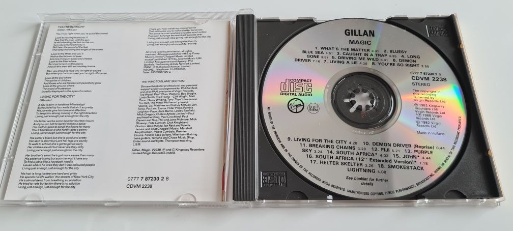 Gillan - Magic CD