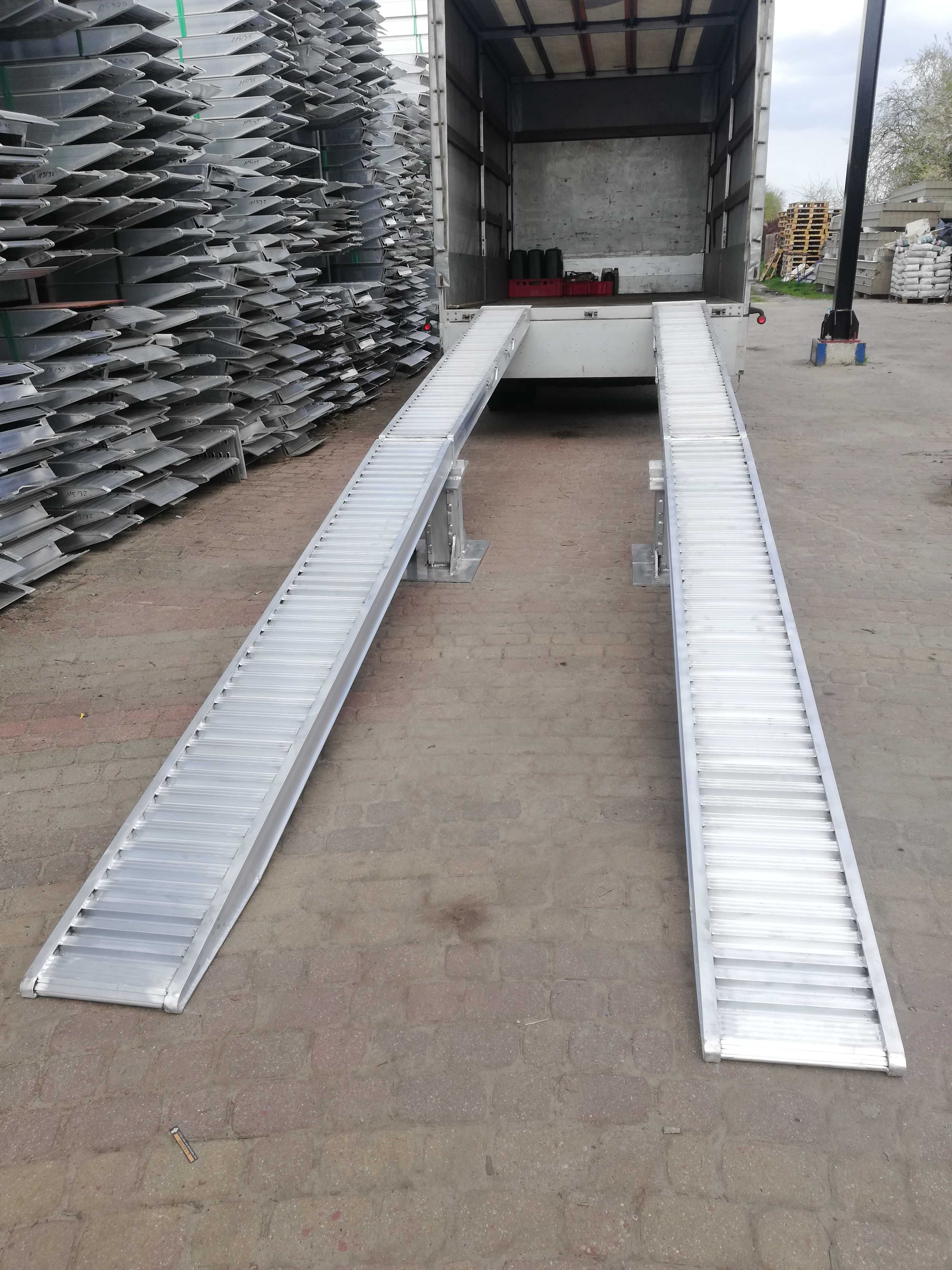 Najazdy Aluminiowe 4m 5,8t Gwarancja/Cert CE/dostawa 0zł