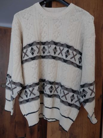 sweter męski wzór
