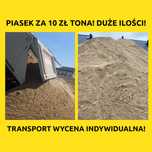PROMOCJA piasek 0/2 duże ilości do podsypek, drenażu, betonowania